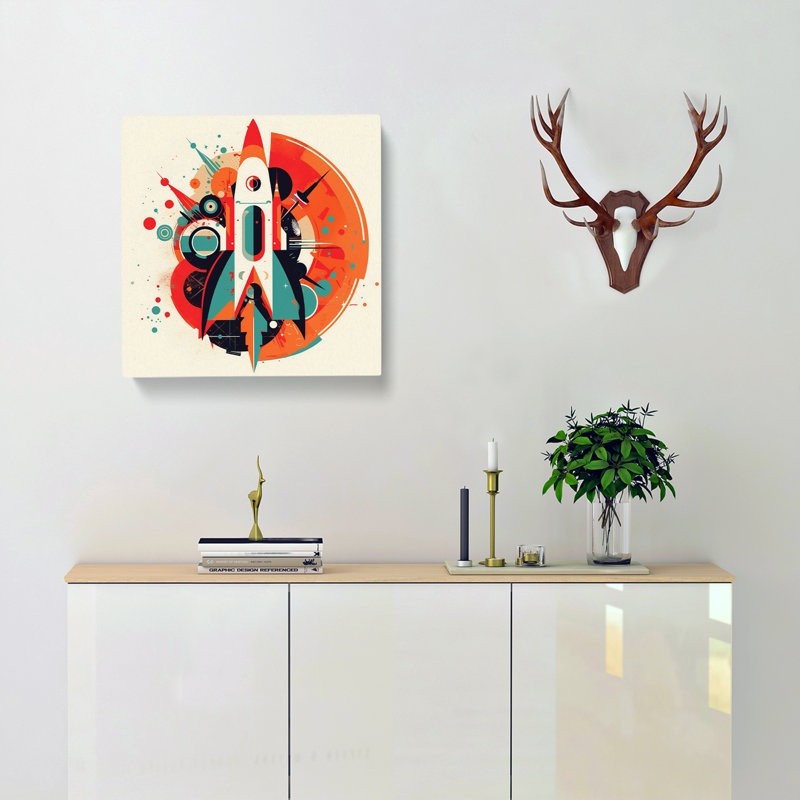 Modern Wall Art - Wrapped Canvas - Framed Print
