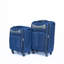 (20 + 24) Ensemble de valises deux pièces Valise à roulettes sans verrous universels BLEU