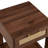 15.75" Rattan End Table With  Drawer, Modern Nightstand, Side Table For Living Room, Bedroom-1092803591