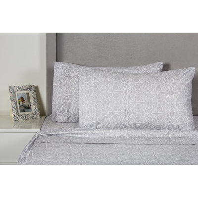 Bastian Cotton Damask Duvet Cover