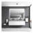 LED Bathroom Mirror with Front and Backlight, Wall Mounted Vanity Mirror with Aluminum Frame, Anti-Fog, Memory, 3 Colors, Stepless Dimmable-112697244-125119606