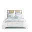 Édredon pour grand lit blanc - coton 200Tc, broderie, rembourrage surdimensionné 100% coton foncé-128745116