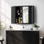 Armoire à pharmacie avec portes doubles et miroir 27,6 "x 23,6" Pelaga Kathryn-31770393