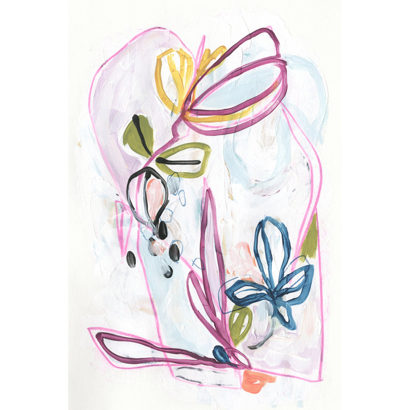 Garden Allusion II by June Erica Vess - Wrapped Canvas Painting, 76cm H x 51cm W x 3.8cm D