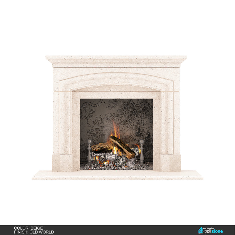 Grand Manchester Fireplace Surround, Old World Beige