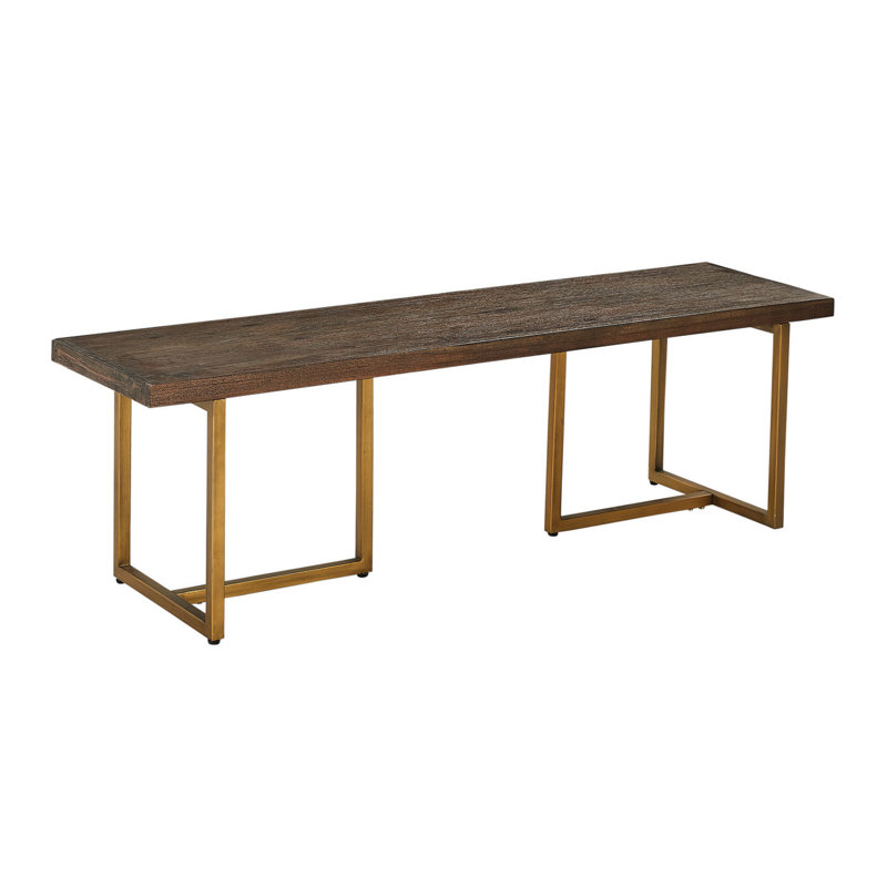 Embarcadero Solid Wood Bench