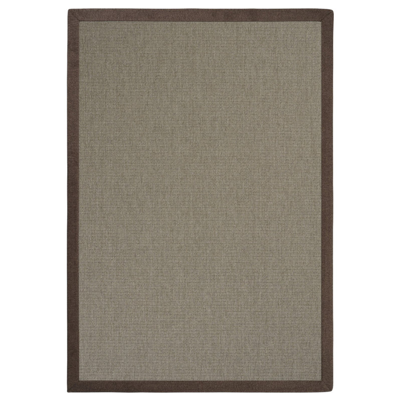 Linen Naples Border Sisal Carpet for Living Room, Tapis de couloir 4 pi x 8 pi 3 po