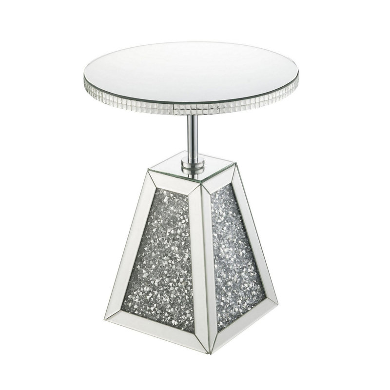 Canobbio Mirrored Glass Top End Table