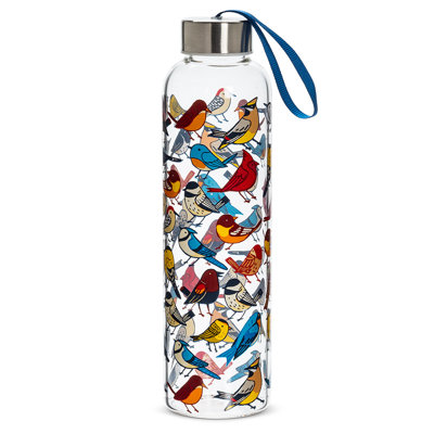 Bouteille d'eau 18 oz Allover Birds