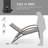 Outdoor Powder Coated Aluminum Chaise Lounge Chair With Ottoman And Phifertex Sling Fabric-1135167537