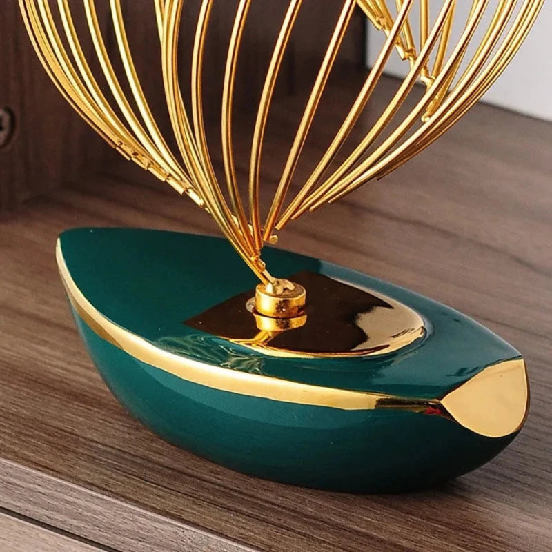 Modern Geometric Metal Sculpture