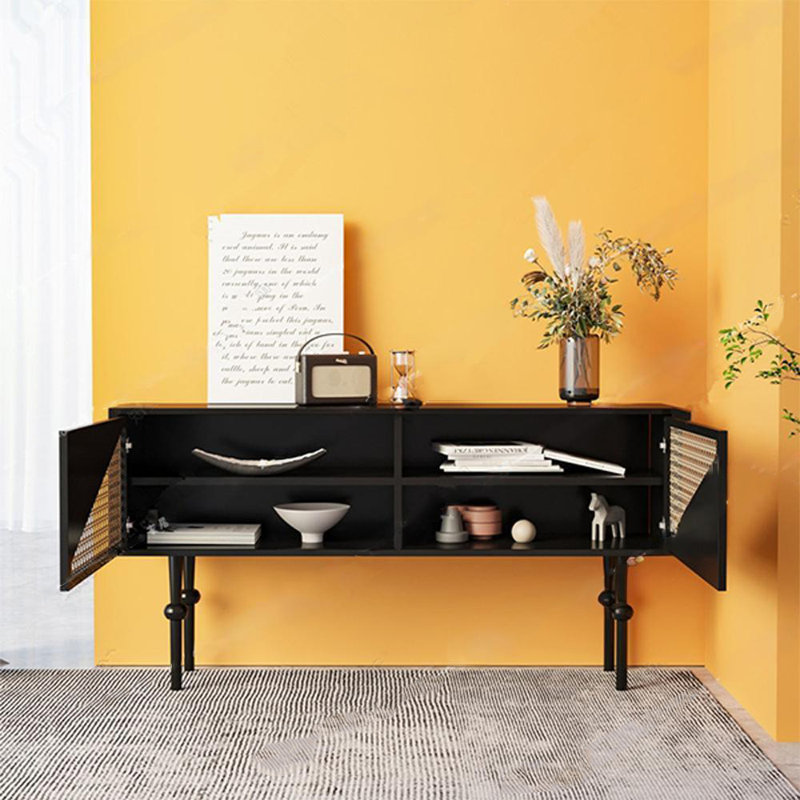 Armoire d'entrée Mid-Century, H 33,5 po x l 47,2 po x P 15,7 po