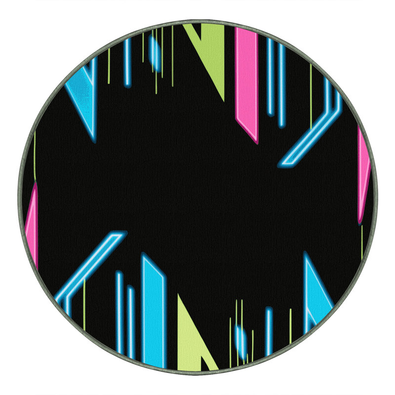 Vibrance Path Rug, Round 4'