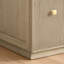 Meuble-lavabo double autoportant 84 po avec plateau en quartz Calacatta Waubun Rally-253984137