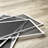 Stick-On Fiberglass Screen Repair Kit 3 in. x 3 in., Gray