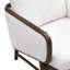 Chaise d'appoint en tissu Sherpa, fauteuil rembourré avec structure en bois massif, chaise longue confortable