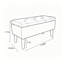 Repose-pieds rembourré et banc de bout de lit-612651962-612651967