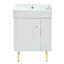Meuble-lavabo blanc 21,6 po-696219582
