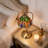 17''H Tiffany Style Table Lamp, Resin Base And Stained Glass Table Lamp With Dragonfly Pattern