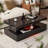 Abdulmalek Single High Glossy LED Coffee Table With Storage, Black-321142580-516964311