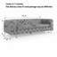 Ghaleb 237Cm Velvet Square Arms Sofa-631652536-631652528