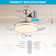 42" 4- Blade 2 Layer Design Modern LED Retractable Ceiling Fan With Remote Control And Lights
