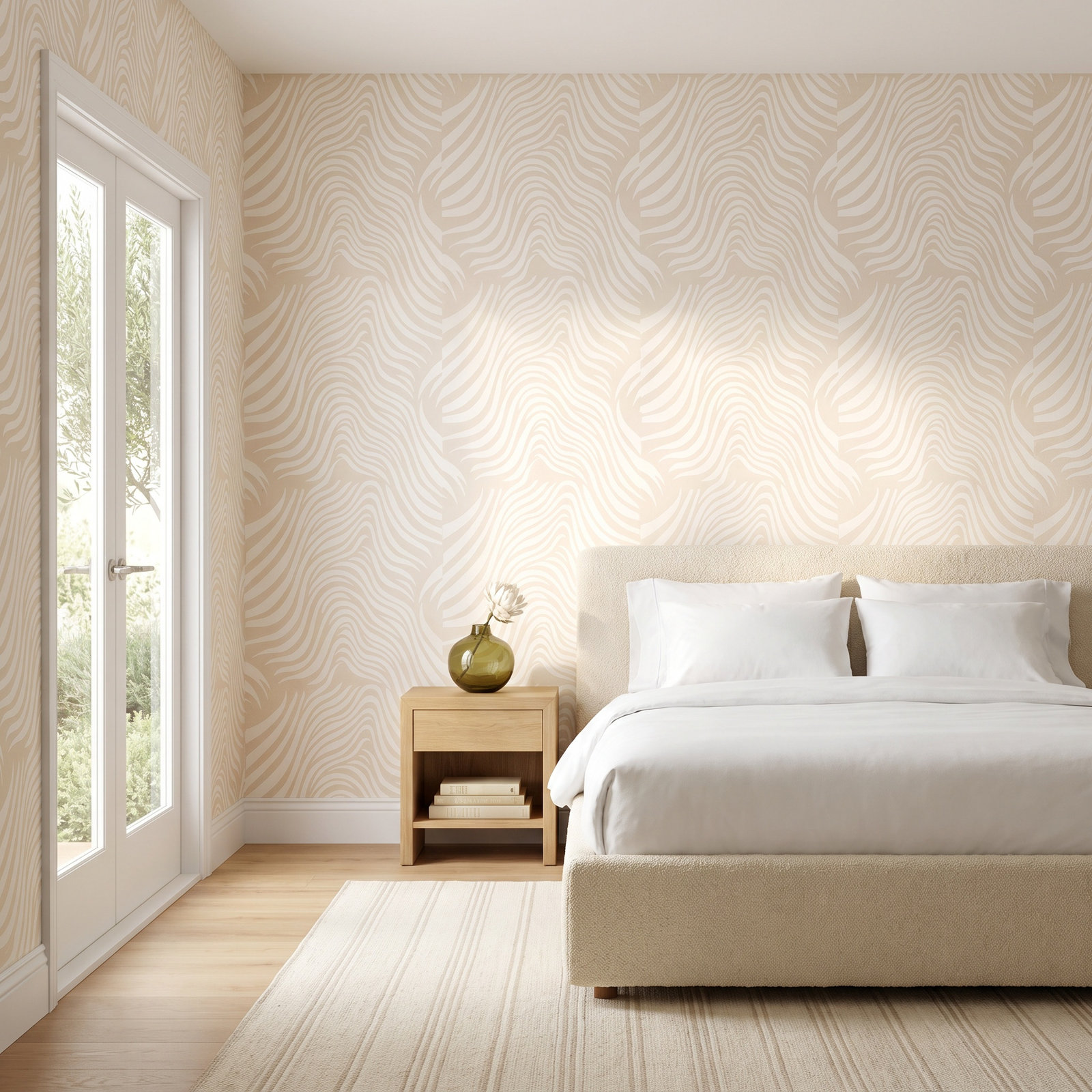 Moon River Wallpaper Roll, Natural