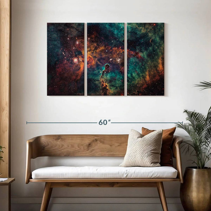 Oberle Deep Space Nebula, 28" H x 45" W