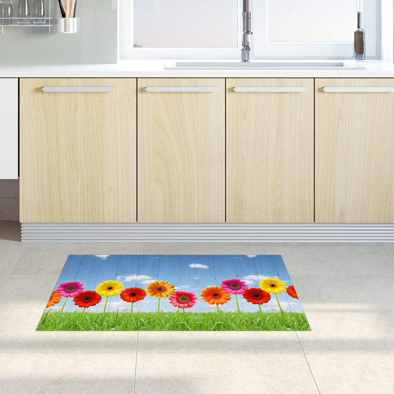 Frido Floral Area Rug, Rectangle 52cm x 280cm