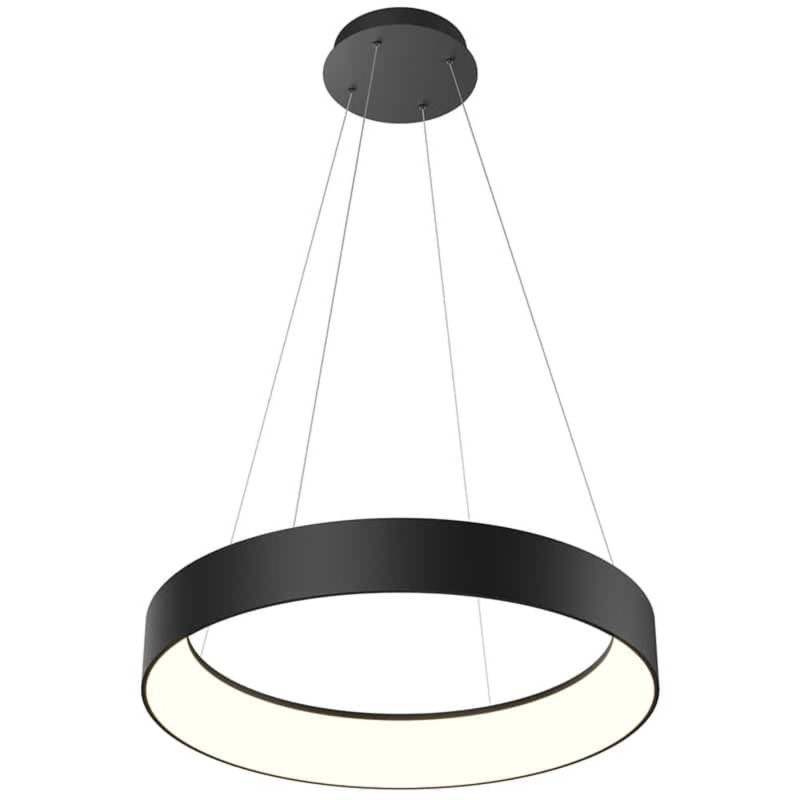 Circuit Pendant, Matte Black, 4.4" H x 43" W  x 43" D