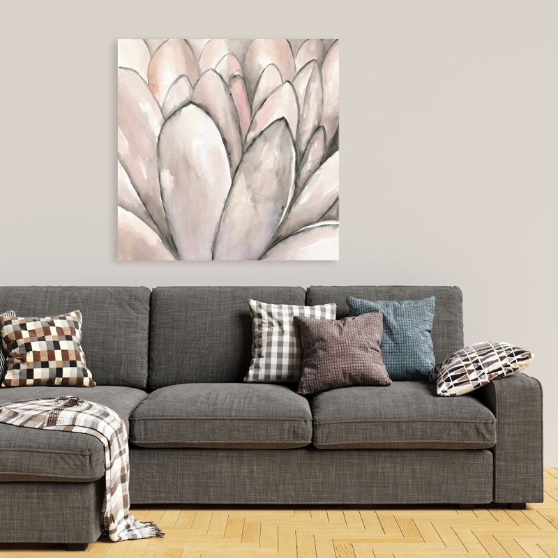 Rosé rose - Toile illustrative pour la décoration intérieure