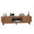  59"W Fluted TV Stands For Tvs Up To 65" With Power Outlets & Storage Compartments-1425329361