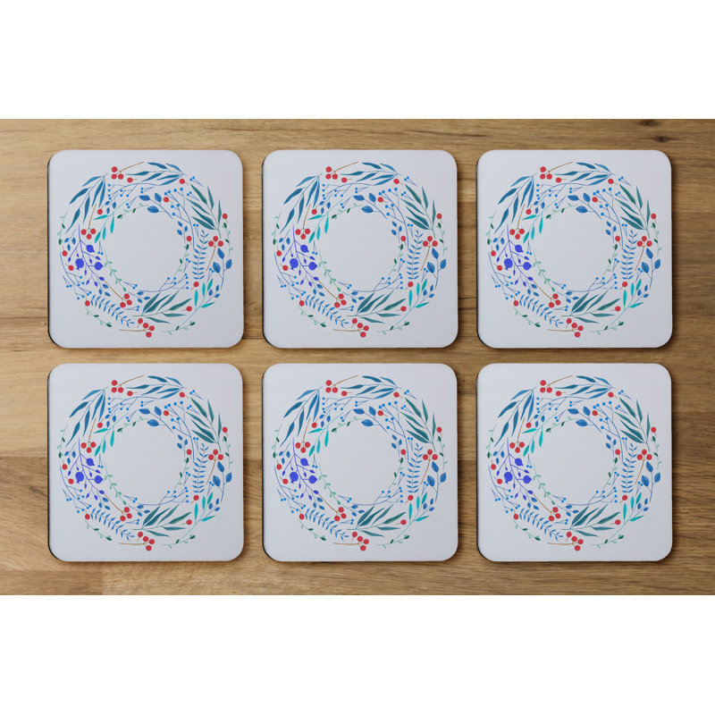Square 6 Piece Coaster Set