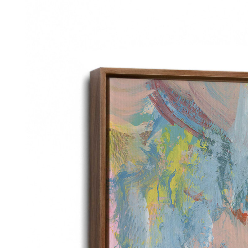 «Impressionist Floral Abstract II» par Ethan Harper, reproduction d'art, H 48 po x l 36 po, Brun