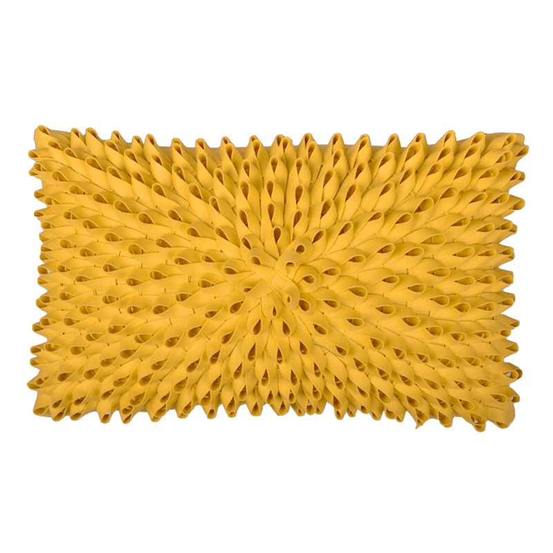 Housse de coussin rectangulaire, Jaune clair