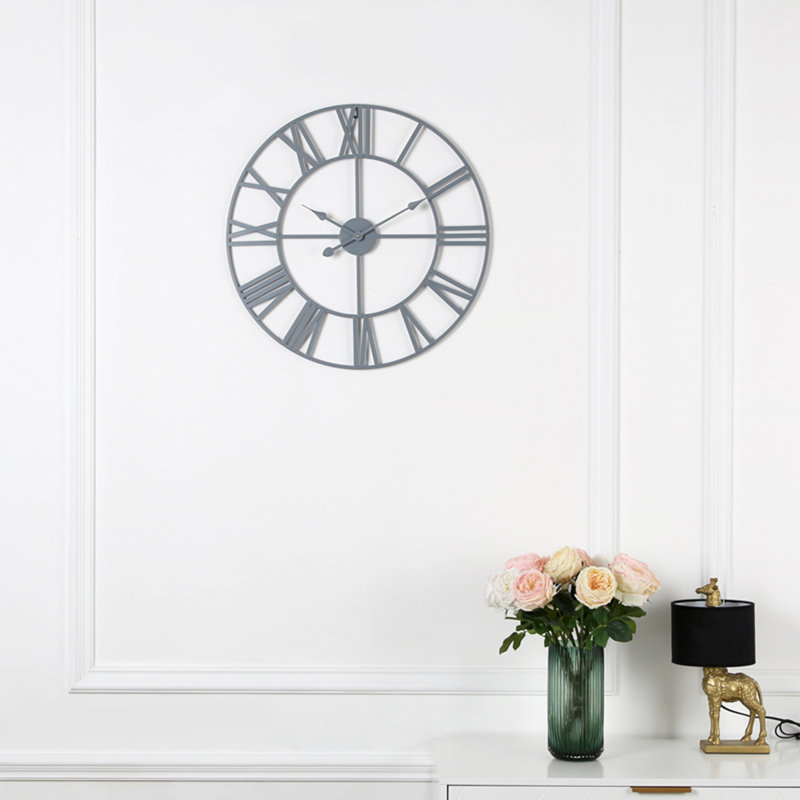 Luyen Metal Wall Clock, 60cm H x 60cm W x 4cm D