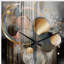 Abstrait formes et lignes III - horloge murale en métal de forme unique, impression d'horloge murale asymétrique-106134853