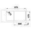 Lantos 100 x 50cm Inset Kitchen Sink
