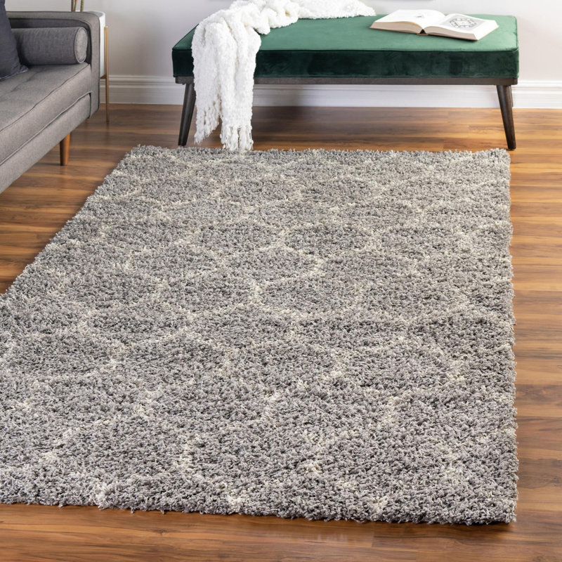 Geometric Indoor Rug, Rectangle 9' x 12'