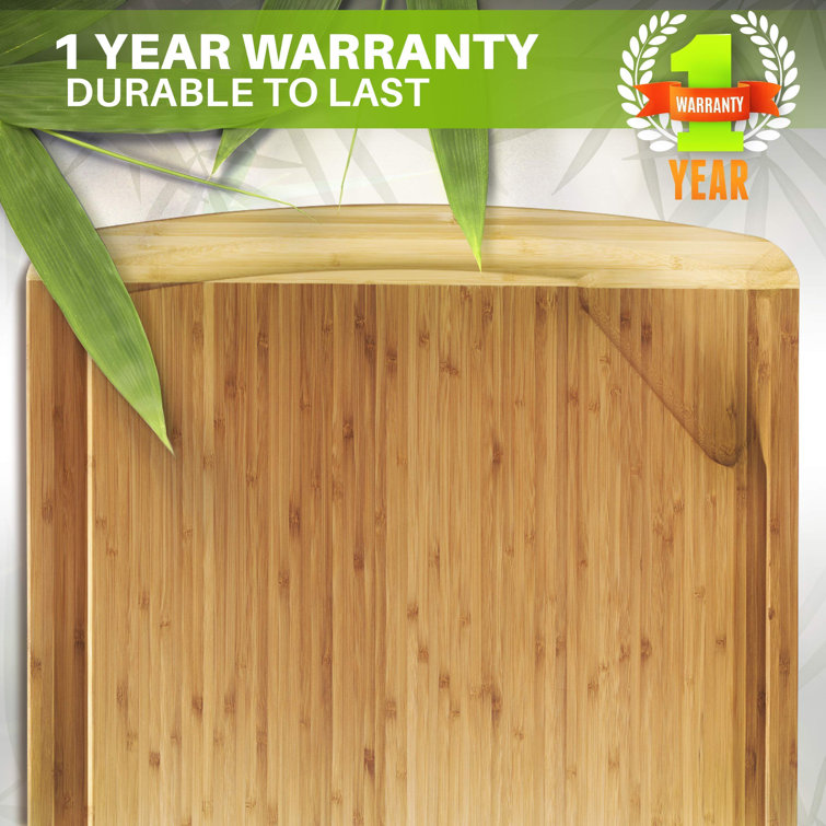 Crestone Organic Extra Large Bamboo Cutting Board,Extra Large Wood Cutting  Board - Bamboo Chopping Board