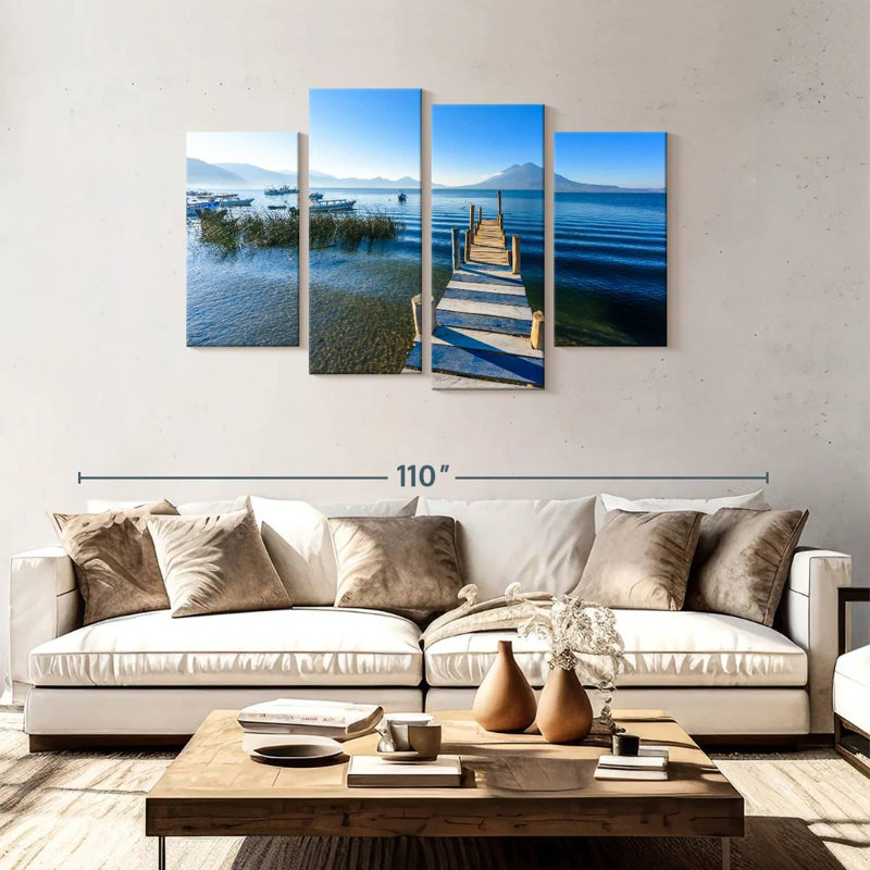 Lake atitlan dock Aletra, H 48 po x l 75 po