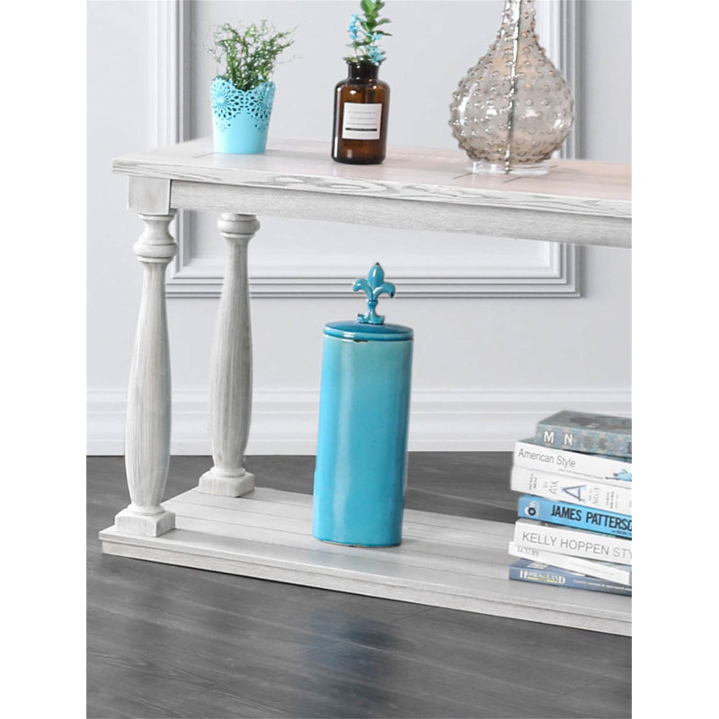 Mobilier de salon de style rustique blanc antique 1pc