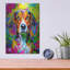 Art mural en métal Winston Porter «The Timid Beagle» par Dean Russo-816724164