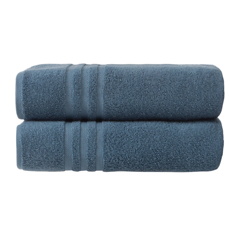 Kressley Midweight Bath Towel, Sienna Blue