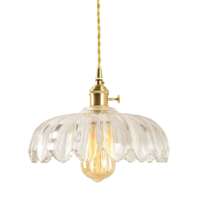 1 - Light Chandelier, White, White