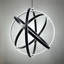 Kinetic 1-Light Globe Chandelier-30323386-30323387