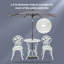 Ensemble bistro en aluminium 24 po Leacross-1196970022