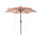 9FT UMBRELLA WITH LIGHT Red and Stripes-220091487