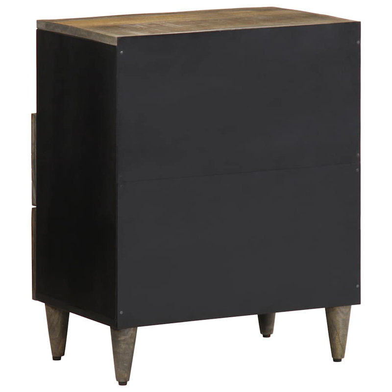 50cm W Metal Bedside Table