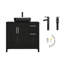 36" Free-Standing Modern Single Bathroom Vanity With Sink-1400625153